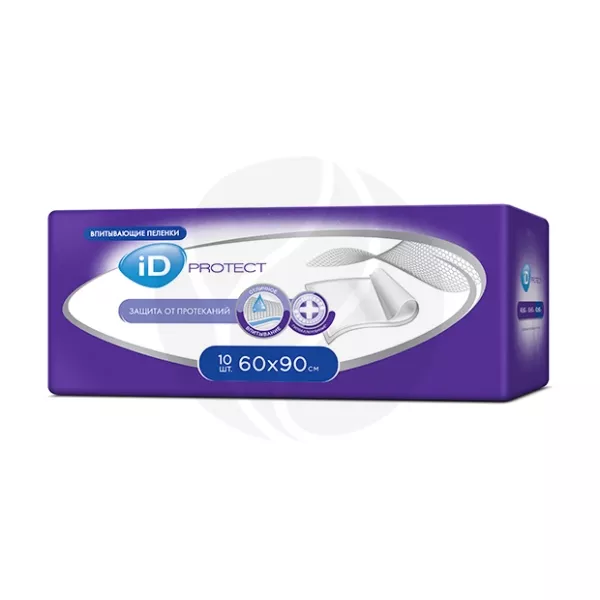 ID PROTECT впитывающие пеленки (60*90), №10