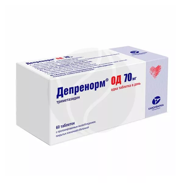 Депренорм ОД таблетки пролонг.действ.покрыт.об. 70мг, №60