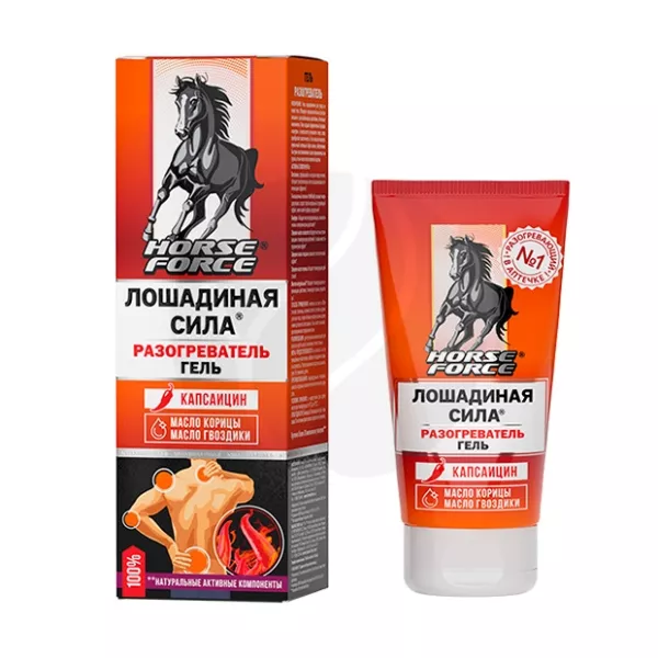 Изображение товара Лошадиная сила Разогреватель гель с капсаицином 125мл