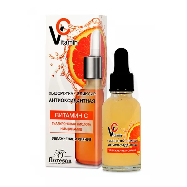 Изображение товара Floresan Vitamin C сыворотка-эликсир антиоксидантная, 30мл Изображение товара Floresan Vitamin C сыворотка-эликсир антиоксидантная, 30мл