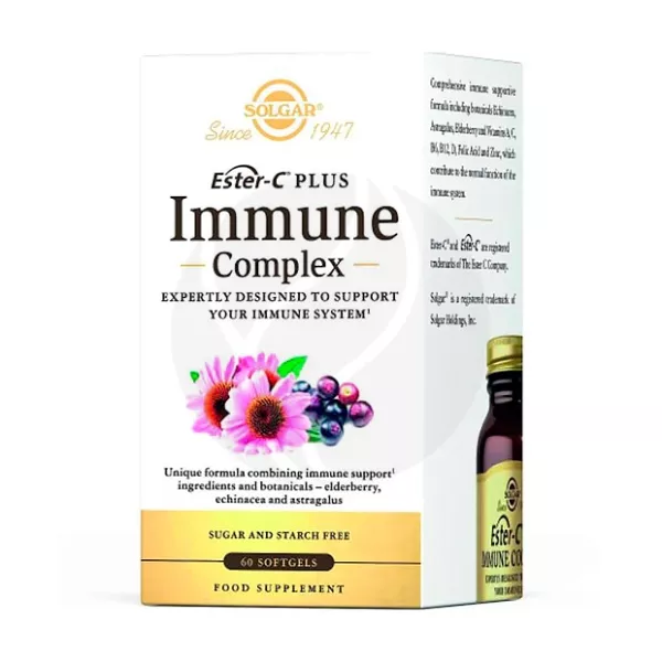 Solgar Иммуно-комплекс Эстер С плюс капсулы, №60