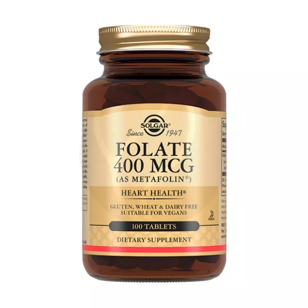 Solgar Фолат таблетки 400мкг, №100