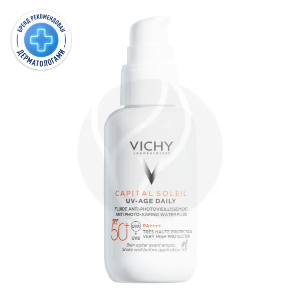 Vichy Capital Soleil Солнцезащитный крем-флюид для лица SPF 50+, 40мл