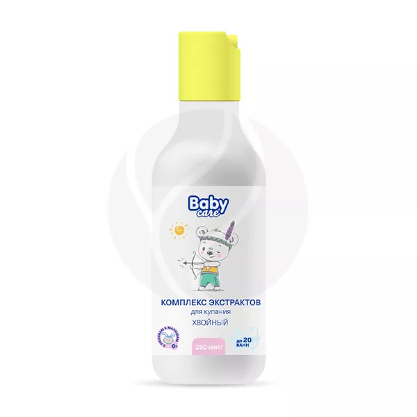 Изображение товара Baby Care Комплекс экстрактов для купания Хвойный (0+), 250мл Изображение товара Baby Care Комплекс экстрактов для купания Хвойный (0+), 250мл