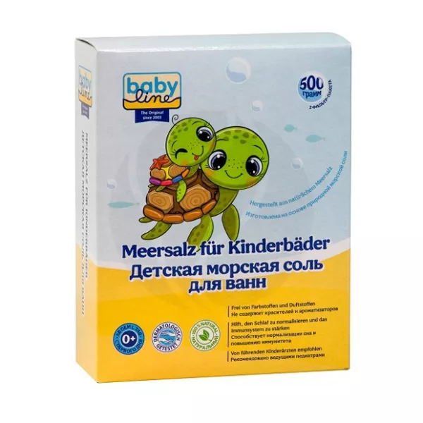 Изображение товара Морская соль для ванн Baby Line 500г для малышей и детей от рождения