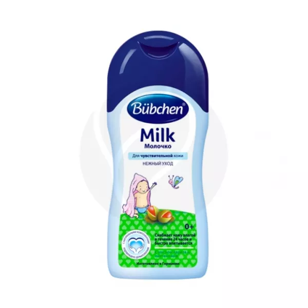 Bubchen детское молочко нежный уход (0+мес.), 200мл