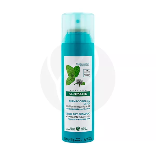 Изображение товара Klorane Сухой шампунь-детокс с экстрактом водной мяты 150мл