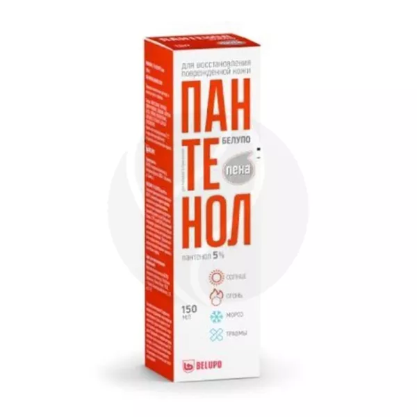 Пантенол пена 5%  Белупо, 150мл