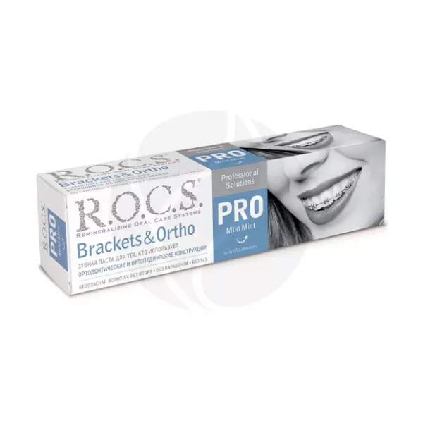 Изображение товара R.O.C.S. PRO Brackets & Ortho зубная паста, 74г