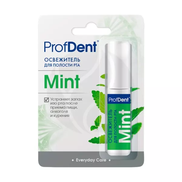 Изображение товара ProfDent Освежитель для полости рта Мята 10 мл для свежего дыхания взрослых