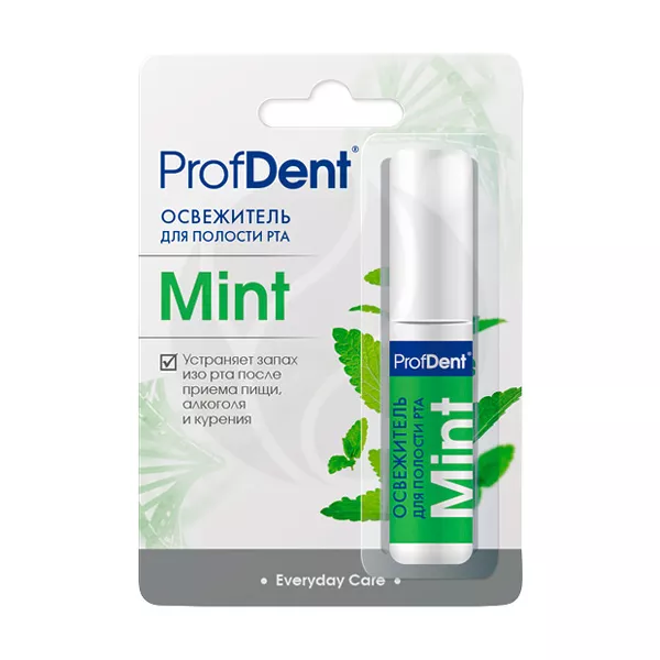 Изображение товара ProfDent Освежитель для полости рта Мята 10 мл для свежего дыхания взрослых