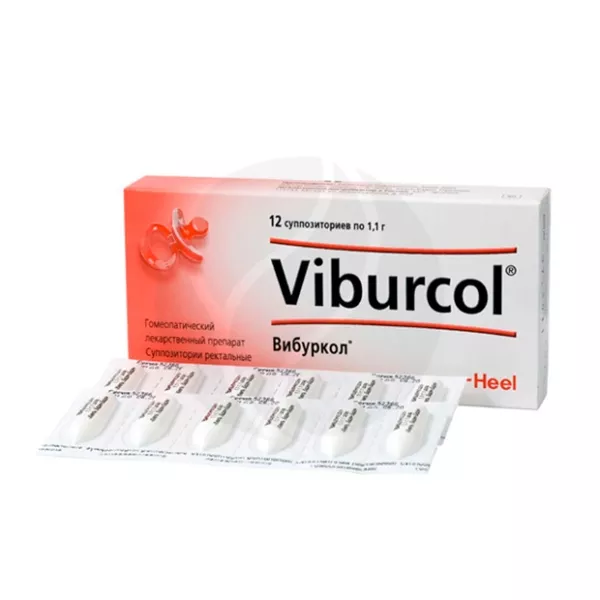 Вибуркол суппозитории рект. гомеопатические, №12