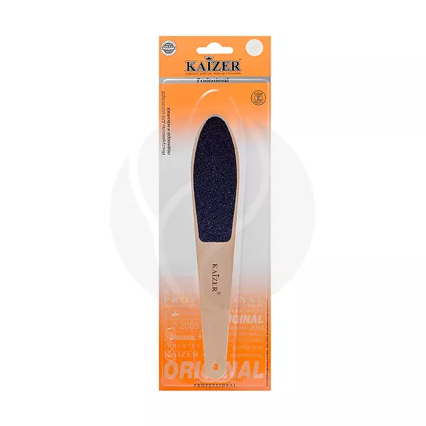 Изображение товара Терка для педикюра Kaizer из натурального бука 23 см для безопасного ухода за ногами Изображение товара Терка для педикюра Kaizer из натурального бука 23 см для безопасного ухода за ногами
