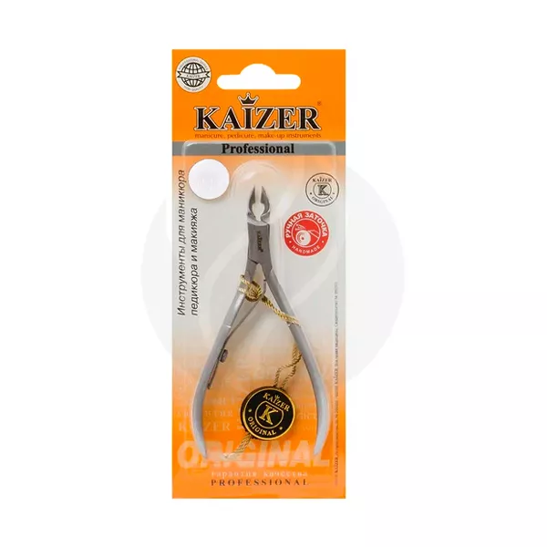 Изображение товара Кусачки Kaizer маникюрные однопружинные матовые 70 мм Изображение товара Кусачки Kaizer маникюрные однопружинные матовые 70 мм