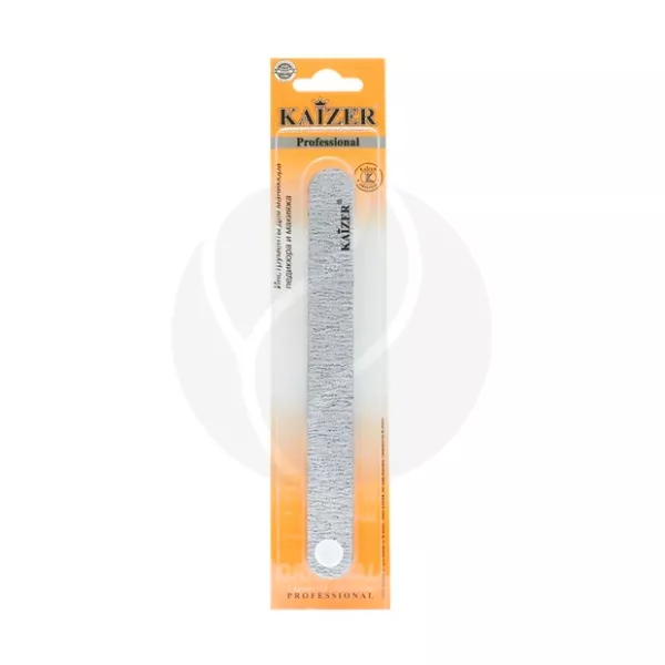 Изображение товара Kaizer пилка для ногтей шлифовочная прямая серая