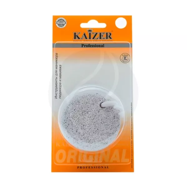 Изображение товара Kaizer пемза для педикюра круглая, натуральный камень