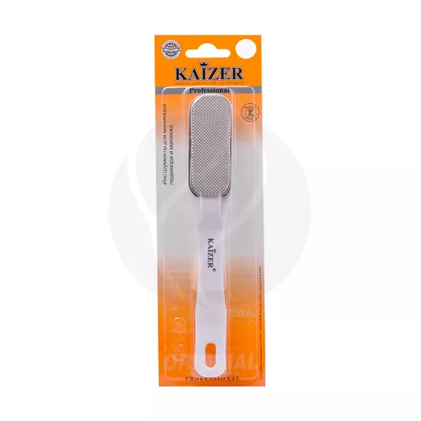 Изображение товара Kaizer терка металлическая для педикюра Изображение товара Kaizer терка металлическая для педикюра