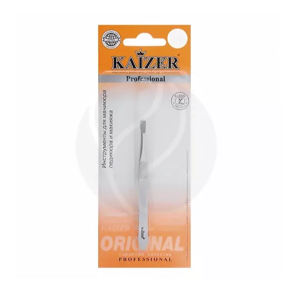 Изображение товара Kaizer пинцет для бровей прямой Изображение товара Kaizer пинцет для бровей прямой