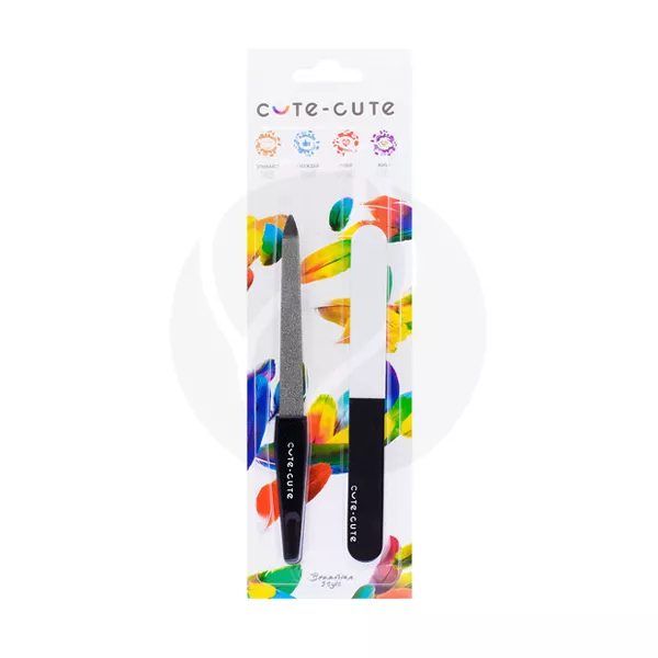 Изображение товара Набор пилок для ногтей Cute-Cute алмазная и мягкая 2 предмета Изображение товара Набор пилок для ногтей Cute-Cute алмазная и мягкая 2 предмета