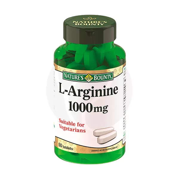Изображение товара Nature's Bounty L-аргинин таблетки 1000мг, №50 Изображение товара Nature's Bounty L-аргинин таблетки 1000мг, №50