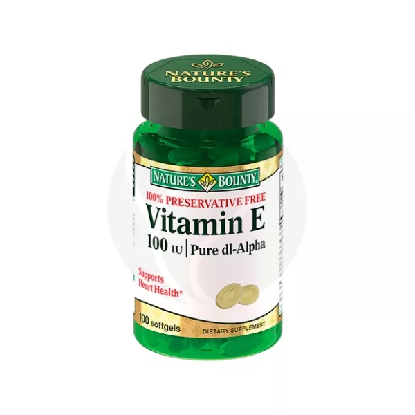 Изображение товара Nature's Bounty Витамин Е капсулы 100МЕ, 100 капсул