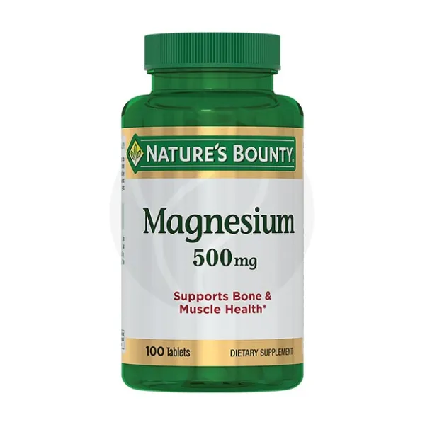 Изображение товара Магний 500 мг Nature's Bounty - таблетки, 100 шт Изображение товара Магний 500 мг Nature's Bounty - таблетки, 100 шт