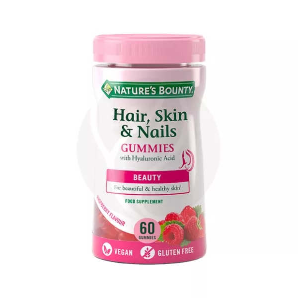 Nature's Bounty Волосы, кожа, ногти пастилки жевательные-гаммис, №60