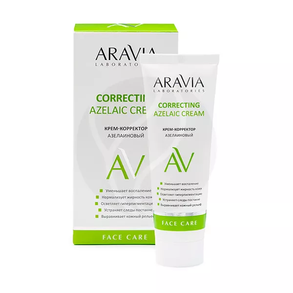 Изображение товара Aravia Laboratories крем-корректор азелаиновый, 50мл Изображение товара Aravia Laboratories крем-корректор азелаиновый, 50мл
