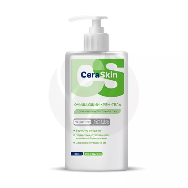 Изображение товара CeraSkin Крем-гель для умывания для сухой и чувствительной кожи 250мл