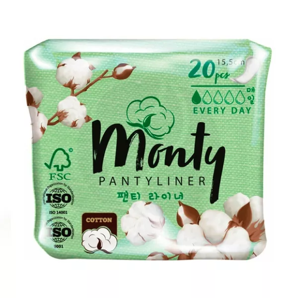 Изображение товара Monty Pantyliner ежедневные прокладки для чувствительной кожи, №20