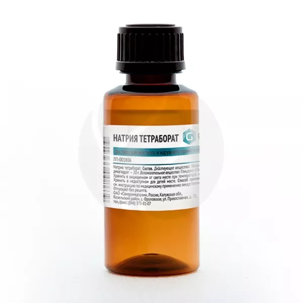 Изображение товара Натрия тетраборат раствор д/местн. и наружн. прим. 20%, 30г