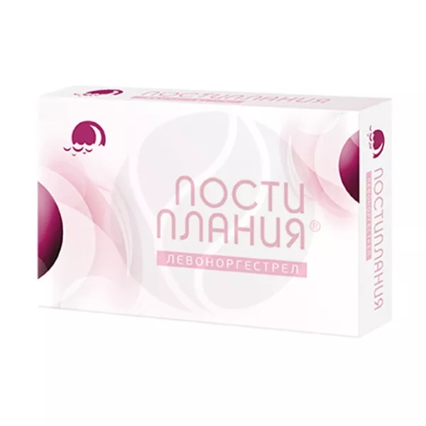 Изображение товара Постиплания таблетки 0,75мг №2 для контрацепции Россия