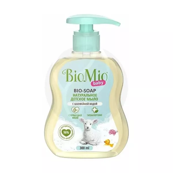 Изображение товара Baby BioMio детское жидкое мыло (0+), 300мл Изображение товара Baby BioMio детское жидкое мыло (0+), 300мл