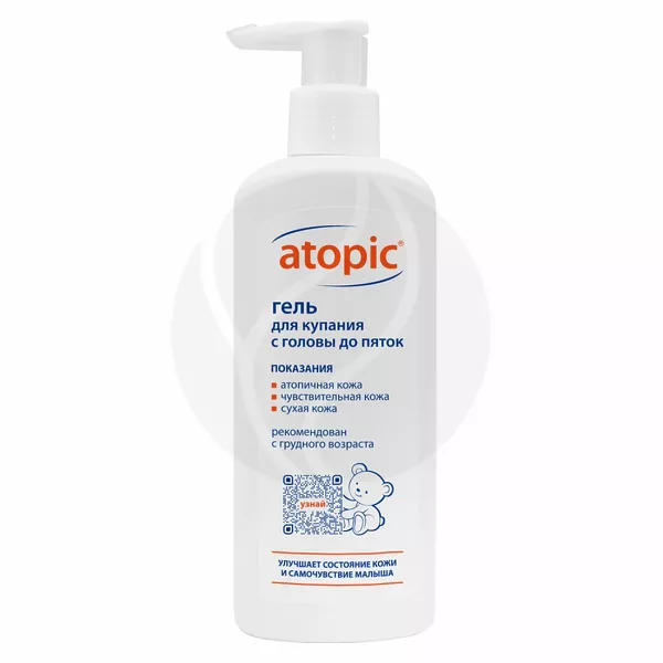 Изображение товара Atopic гель для купания с головы до пяток (0+), 250мл