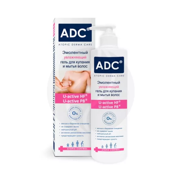Изображение товара Эмолентный увлажняющий гель ADC Atopic Control для атопичной и сухой кожи 200мл