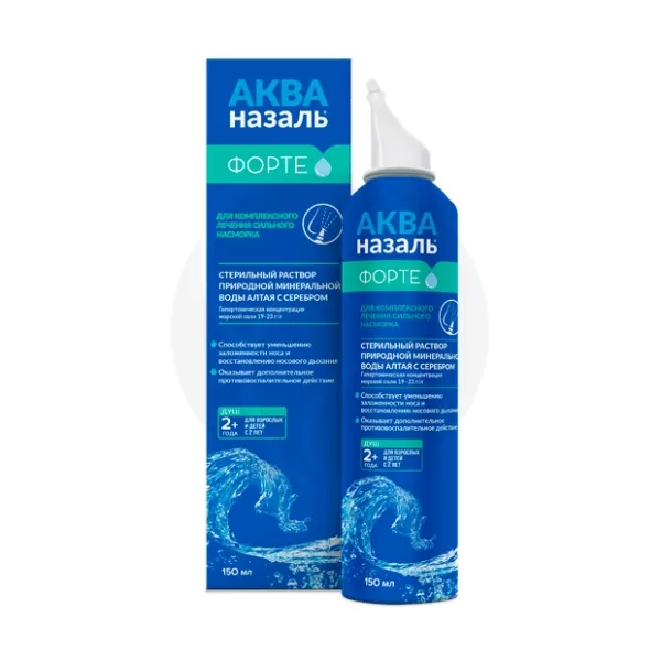 Изображение товара Акваназаль форте аэрозоль назальный, 150мл