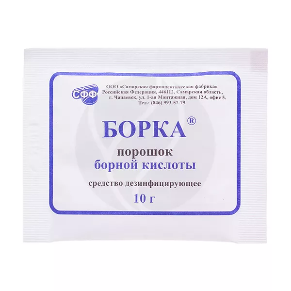 Изображение товара Борка порошок д/наружн.прим. дез.ср-во, 10г Изображение товара Борка порошок д/наружн.прим. дез.ср-во, 10г