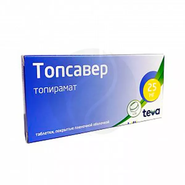 Топсавер таблетки покрыт. п/о 25мг, №28