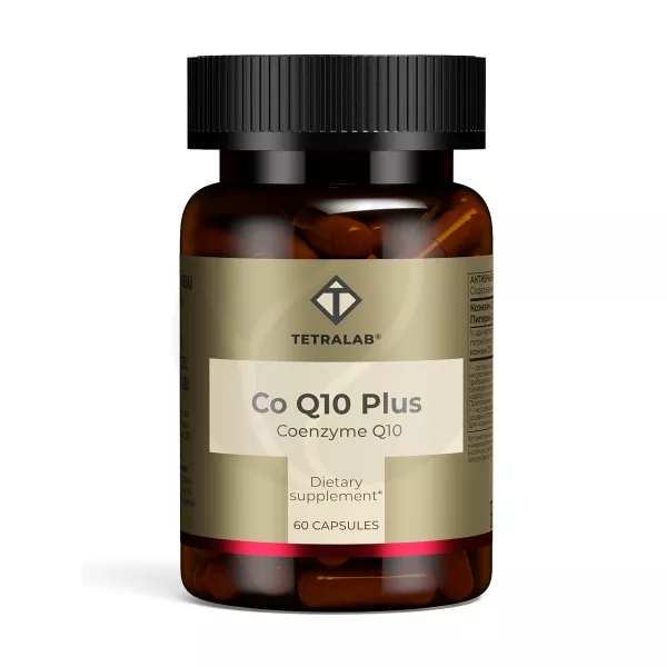 Tetralab Коэнзим Q10 Плюс капсулы 90мг+3мг, №60
