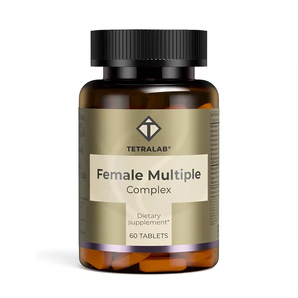 Изображение товара Tetralab Витаминный комплекс для женщин таблетки, №60 Изображение товара Tetralab Витаминный комплекс для женщин таблетки, №60