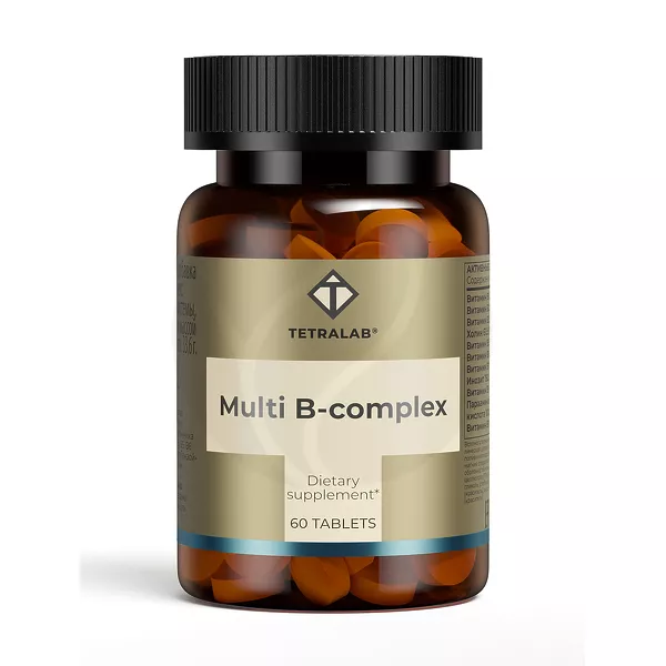 Изображение товара Tetralab Мульти В-комплекс таблетки для здоровья Изображение товара Tetralab Мульти В-комплекс таблетки для здоровья
