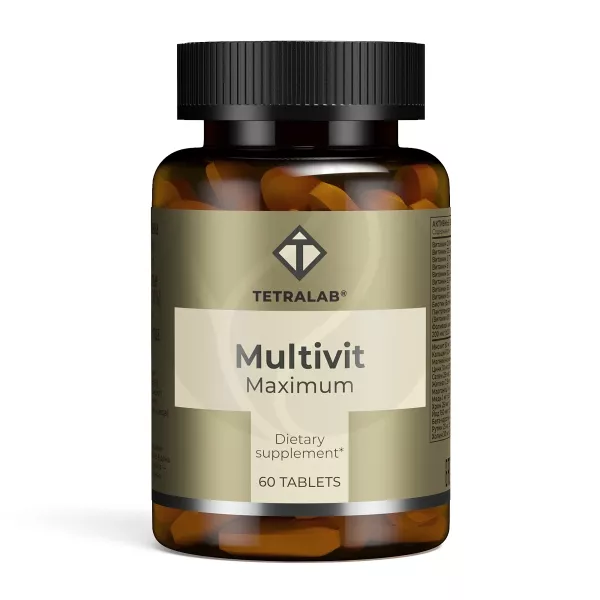Tetralab Мультивит Максимум таблетки п/о, №60