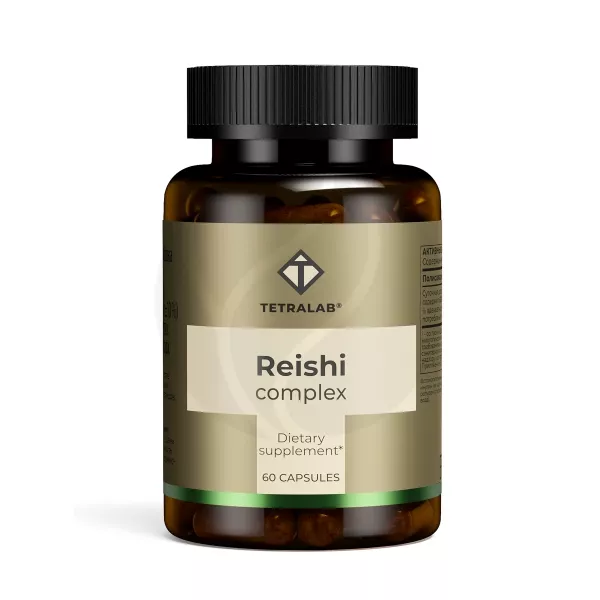 Tetralab Рейши комплекс капсулы 550мг+40мг, №60