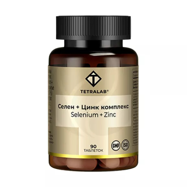 Tetralab Селен+цинк комплекс таблетки, №90