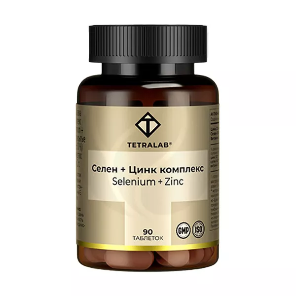 Изображение товара Тетралаб Селен+цинк комплекс таблетки 90 шт добавка для здоровья иммунитета Изображение товара Тетралаб Селен+цинк комплекс таблетки 90 шт добавка для здоровья иммунитета