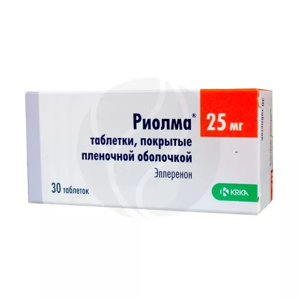 Изображение товара Риолма таблетки покрытые пленочной оболочкой 25 мг, №30