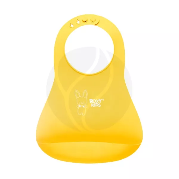 Изображение товара Roxy-kids нагрудник мягкий (6+мес) цвет желтый