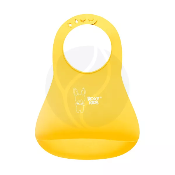 Изображение товара Roxy-kids нагрудник мягкий (6+мес) цвет желтый