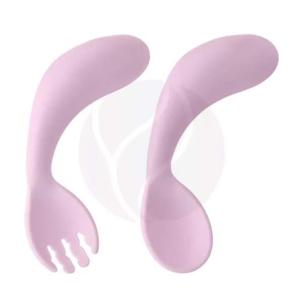 Изображение товара Набор столовых приборов Roxy-kids ложка и вилка лаванда 9+ мес