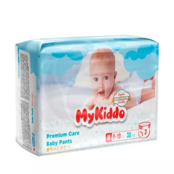 Изображение товара MyKiddo Premium подгузники-трусики М 6-10кг, №38 специально для активных малышей
